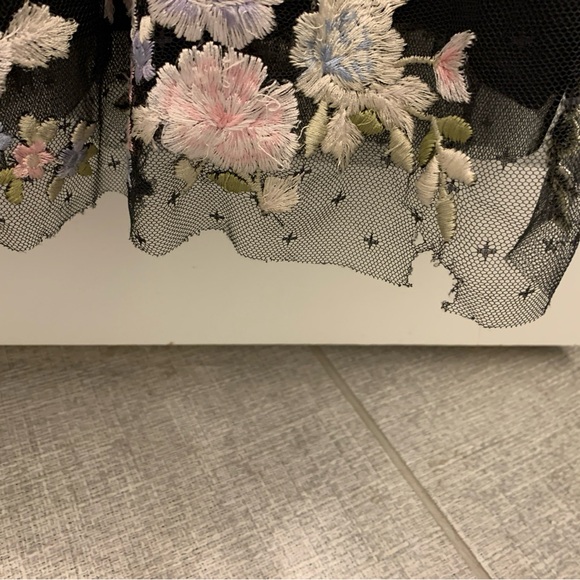 Needle And Thread Rose Dream Ankle Black Gown with Tags Worn Once - Picture 5 of 7